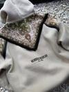 Şardonlu Oversize Baskılı Nakışlı Sweatshirt