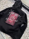 Şardonlu Oversize Nakışlı ve Baskılı Sweatshirt