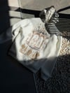 Şardonlu Oversize Nakışlı ve Baskılı Sweatshirt