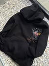 Şardonlu Oversize Nakışlı ve Baskılı Sweatshirt