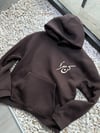 Şardonlu Oversize Nakışlı ve Baskılı Sweatshirt