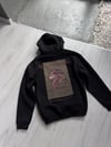Şardonlu Oversize Nakışlı ve Baskılı Sweatshirt