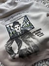 Şardonlu Oversize Nakışlı ve Baskılı Sweatshirt