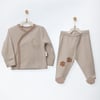 ANW-AC27038Erkek Bebek Zıbın Takım 2 Pcs Sıde Snap Set Forest Nursery ANW-AC27038
