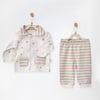 ANW-AC27055Erkek Bebek Pijama Pajamas Hedgegog Family ANW-AC27055