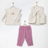ANW-AC27216Kız Bebek Takım 3 Pcs Set Lıttle And Loved ANW-AC27216