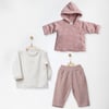 ANW-AC27254Kız Bebek Takım 3 Pcs Set Royal Baby ANW-AC27254