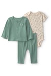 CTR-1V439410Layette Erkek Bebek 3'lü Hırkalı Set CTR-1V439410