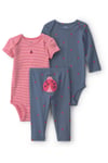 CTR-1V717010Layette Kız Bebek 3'lü Set CTR-1V717010