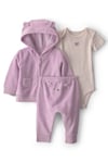 CTR-1V717810Layette Kız Bebek 3'lü Hırkalı Set CTR-1V717810