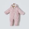 ANB-20450Kız Bebek Leopar Bebe Pelüş Tulum ANB-20450