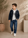 CNZ-3917Erkek Çocuk Ceketli 4'lü Takım CNZ-3917