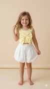 SER-0987Kız Çocuk Çiçekli Şortlu Takım SER-0987