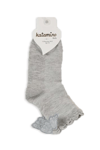 KAT-K22155Senera Lacoste Aksesuarlı Kız Soket Çorap