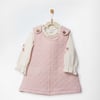ANW-AC27019Kız Bebek Elbise Takım Dress Set Floral Dreams ANW-AC27019