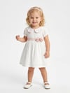 BBR-5108Kız Bebek Bebe Yaka Donlu Elbise