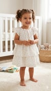 CKB-50527Kız Bebek Puantiyeli  Elbise CKB-50527