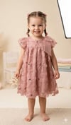 CCS-2635Kız Bebek Fiyonklu Prenses Elbise CCS-2635