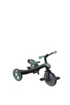 GLO-634-104Globber Exolorer 4 in 1 Trike 3 Tekerli Çocuk Bisikleti - Zeytin Yeşili
