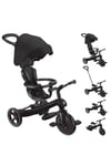 GLO-634-120Globber Exolorer 4 in 1 Trike 3 Tekerli Çocuk Bisikleti - Siyah