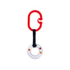 BBJ-876BabyJem Çıngıraklı Oval Puset Halkası