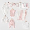 ANW-AC25961Kız Bebek Hastane Çıkışı 10 Parça Newborn Set Fairy AC25961