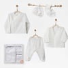 ANW-AC27250Kız Bebek Hastane Çıkışı 5 Parça Newborn Set  Royal Baby ANW-AC27250