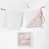 ANW-AC27011Kız Bebek Havlu Takım 3 Pcs Towel Muslın Set Floral Dreams ANW-AC27011