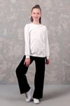 DMB-5928Kız Çocuk Düz Renk Sweat DMB-5928