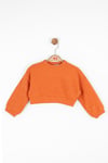 NK-37600Kız Çocuk Simli Sweat