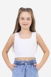 DMB-0161Kız Çocuk Crop Tişört DMB-0161