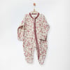 ANW-AC27015Kız Bebek Tulum Romper Floral Dreams ANW-AC27015