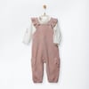 ANW-AC27086Kız Bebek Salopet Set Velvet Blossoms ANW-AC27086