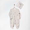 ANW-AC27282Erkek Bebek Tulum Takım Romper Hat Set Zebra ANW-AC27282