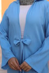 Bağlama Detaylı Kimono Takım Bebe Mavisi 1225