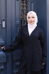 Bağlama Detaylı Kimono Takım Siyah