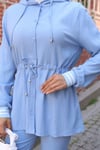 Ribana Detaylı Takım Bebe Mavisi