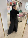 Broşlu Tulum Elbise - Siyah