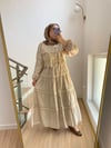 Dantel Detaylı Elbise Bej