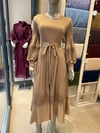 Dantelli Body Elbise Camel