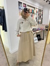 Missemramiss - Kemerli Saten Etek - Bej