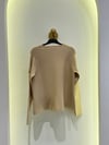 Missemramiss - Peplum Triko Hırka - Bej