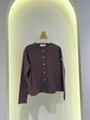 Missemramiss - Peplum Triko Hırka - Kahve