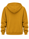 Oversize Kapüşonlu Sweatshirt - Hardal