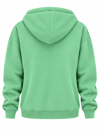 Oversize Kapüşonlu Sweatshirt - Su Yeşili
