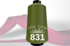 150 Denye 831 Renkli Tekstürize Polyester Overlok İpliği (Muz İplik)