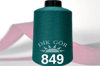 150 Denye 849 Renkli Tekstürize Polyester Overlok İpliği (Muz İplik)