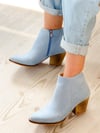 DALİDA BEBEK MAVİ SÜET DALLAS WESTERN MİNİ BOT