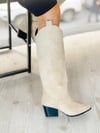 FOLLY BEJ SÜET DALLAS DİZALTI ÇİZME