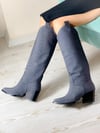 FOLLY FÜME JEAN KOT DALLAS DİZALTI ÇİZME